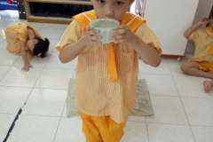 Walking on the Line ( 5 yrs old )